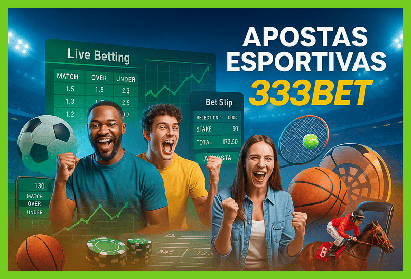 Apostas esportivas no cassino online 333BET